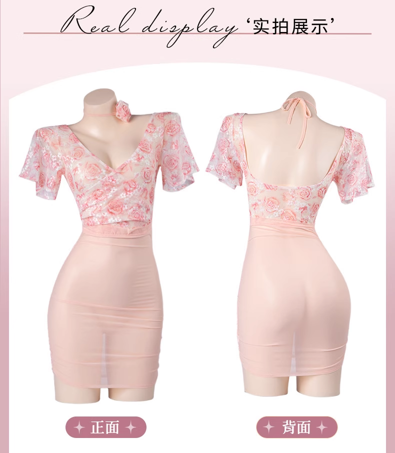 [J02] Hot Style Sexy Perspective Secretary Wrap Skirt